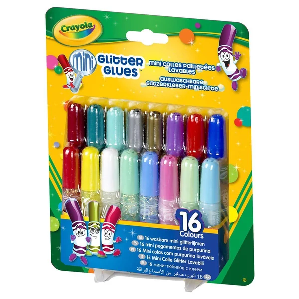 16 mini colles pailletées