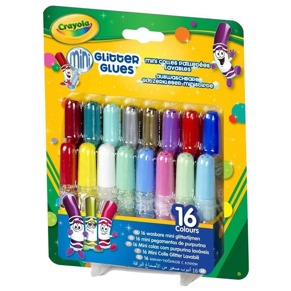 16 mini colles pailletées