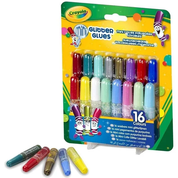 16 mini colles pailletées