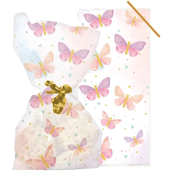 20 Pochettes Cello - Papillon