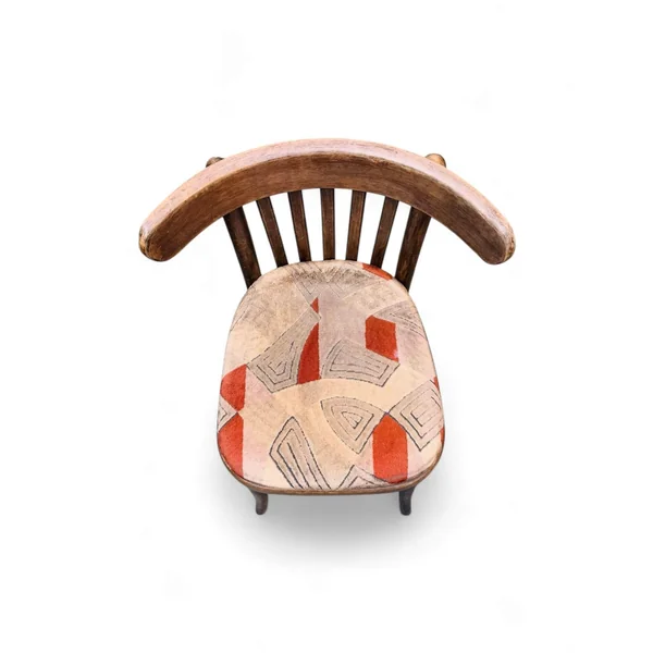 2 chaises bistrot avec galettes en velours