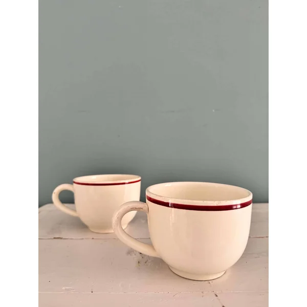 2 grandes tasses vintage Badonviller