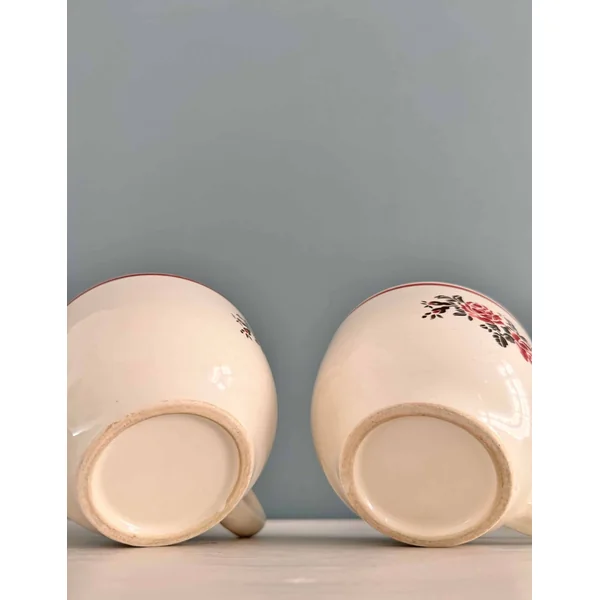 2 grandes tasses vintage Badonviller