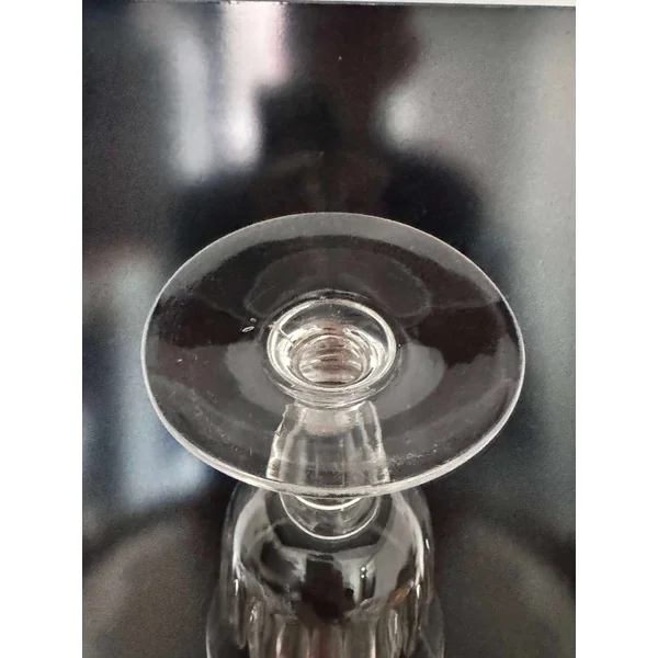 3 verres à vin en cristal ciselé XIXème
