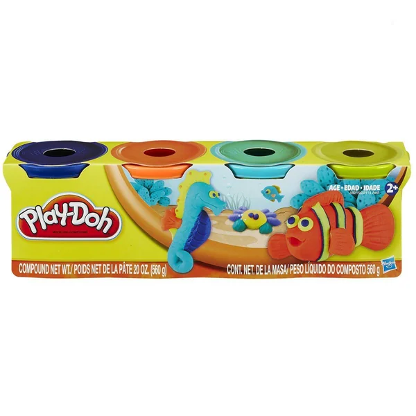 4 pots de pâte à modeler