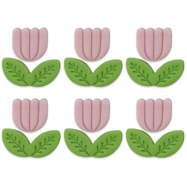 6 Décors Tulipe - Sucre