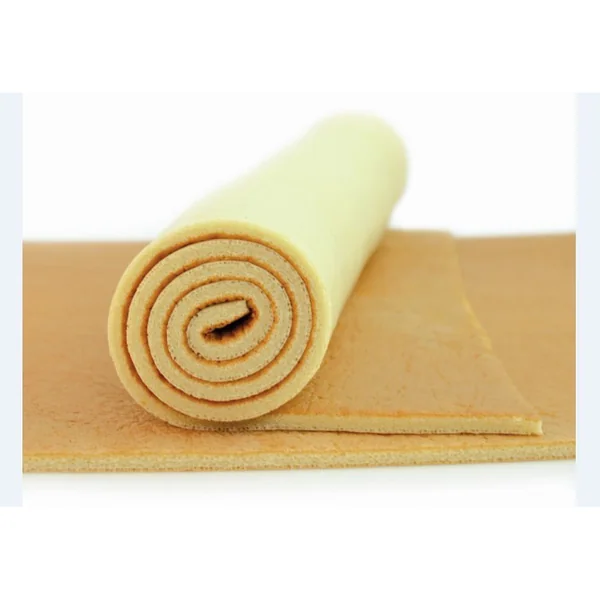 6 Grandes Feuilles Génoise Nature pour Bûche (28 x 38 cm)