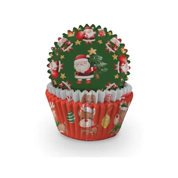 75 Caissettes à Cupcakes Noël