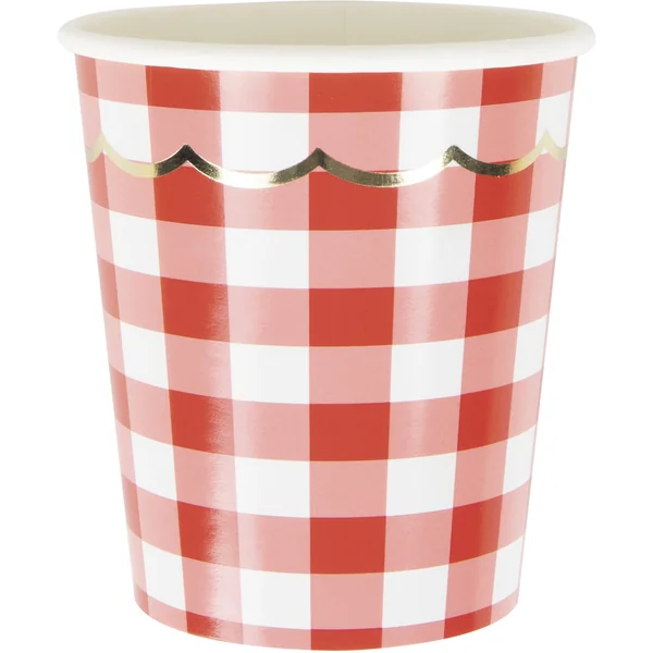 8 Gobelets Festonnées Guinguette