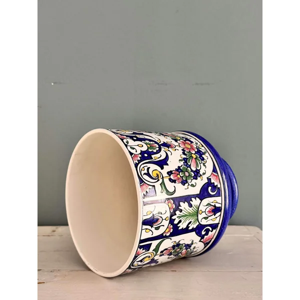 Ancien cache pot 1900 en faïence Choisy-le-Roi