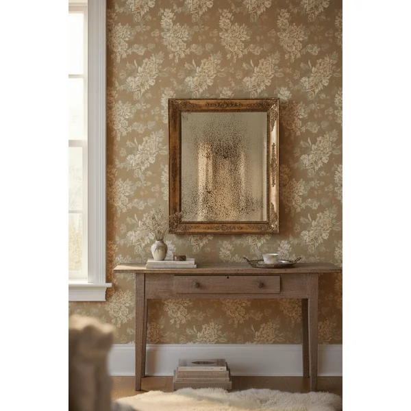 Ancien miroir en bois doré XIXème
