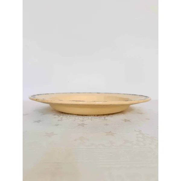 Ancien plat rond creux Gien 1900