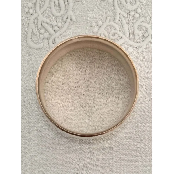 Ancien rond de serviette en métal argenté