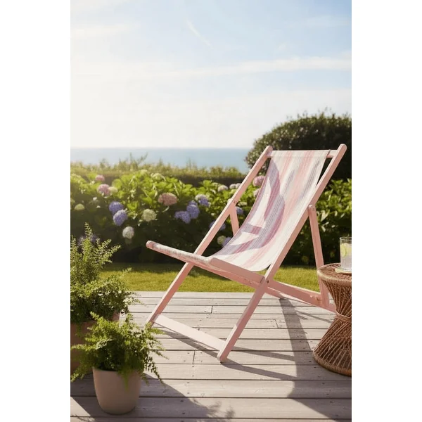 Ancien transat rose