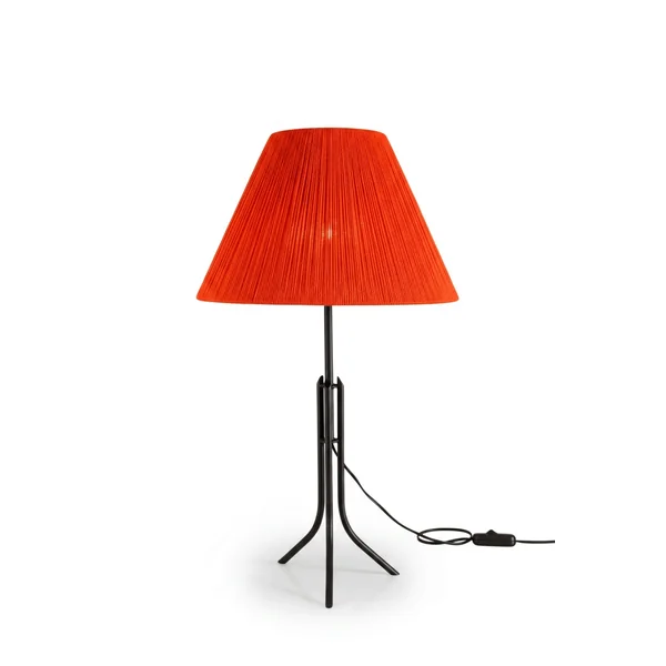 Ancienne lampe de table 50's pied tripode