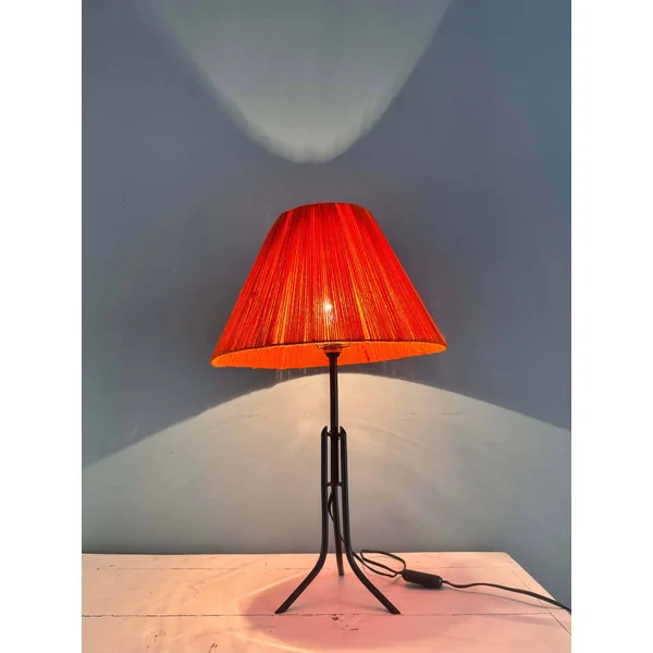 Ancienne lampe de table 50's pied tripode