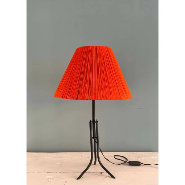 Ancienne lampe de table 50's pied tripode
