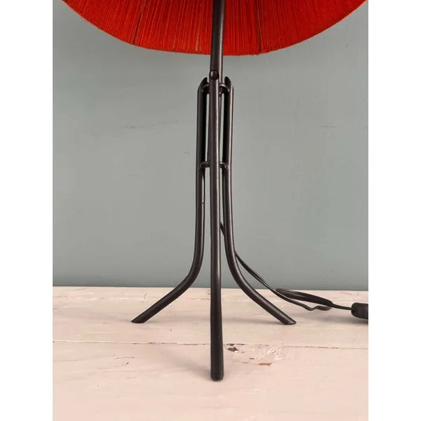 Ancienne lampe de table 50's pied tripode