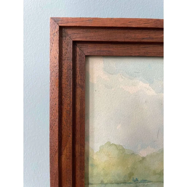 Aquarelle ancienne datée de Juillet 1951