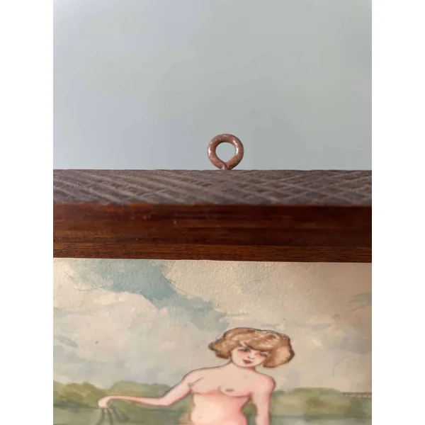 Aquarelle ancienne datée de Juillet 1951