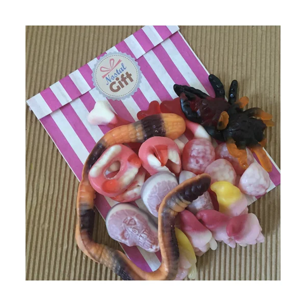 Assortiment de bonbons gélifiés effrayants