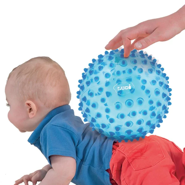Balle sensorielle bleue