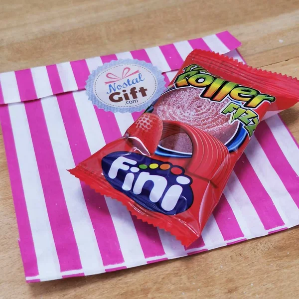 bande acidulée - fraise - Sachet individuel Fini