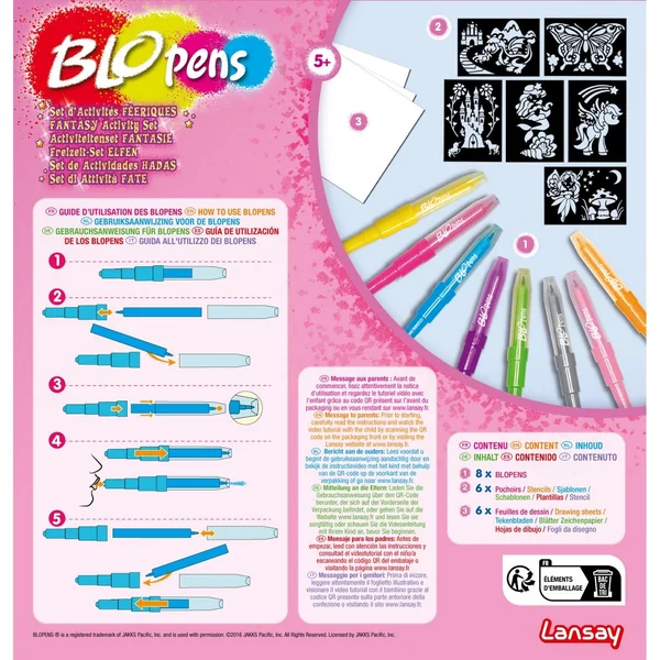 Blopens set d'activités féeriques