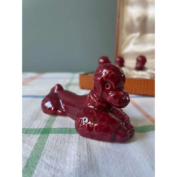 Boite de 12 porte-couteaux vintage