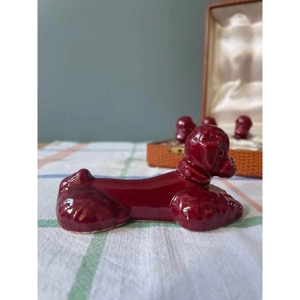 Boite de 12 porte-couteaux vintage