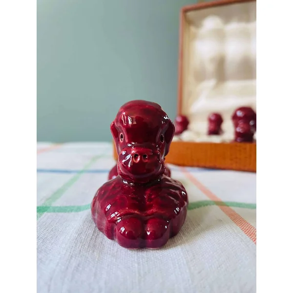 Boite de 12 porte-couteaux vintage