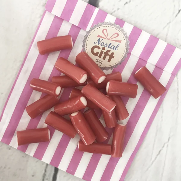 Bonbon mini câbles fourrés - goût fraise x20