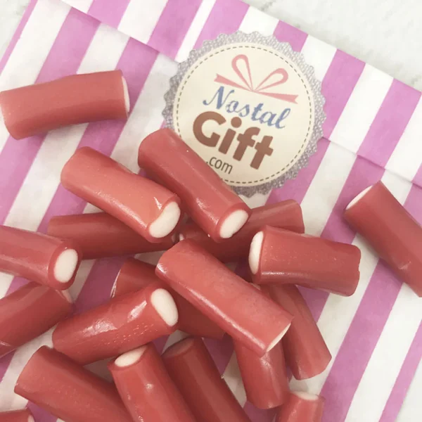 Bonbon mini câbles fourrés - goût fraise x20