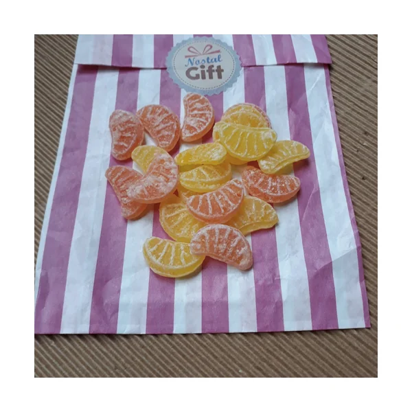 Bonbon petits Quartiers d'Oranges et de Citrons - 100g