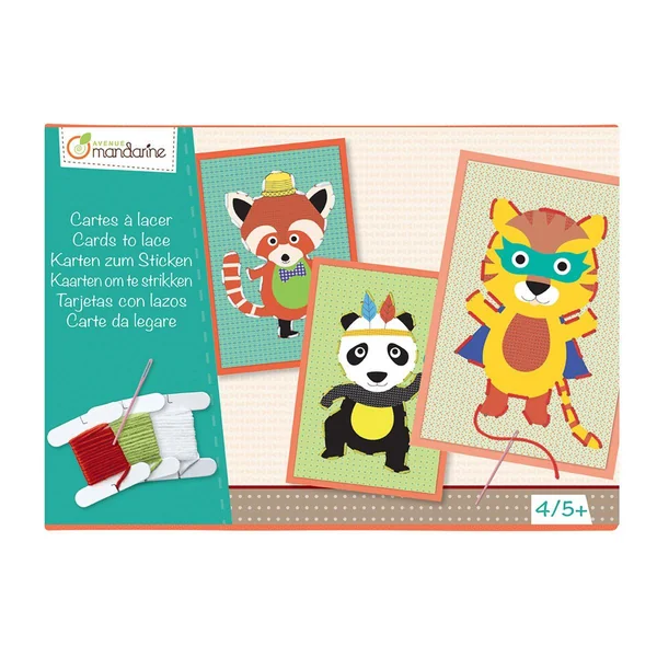 Boîte créative, Cartes à lacer