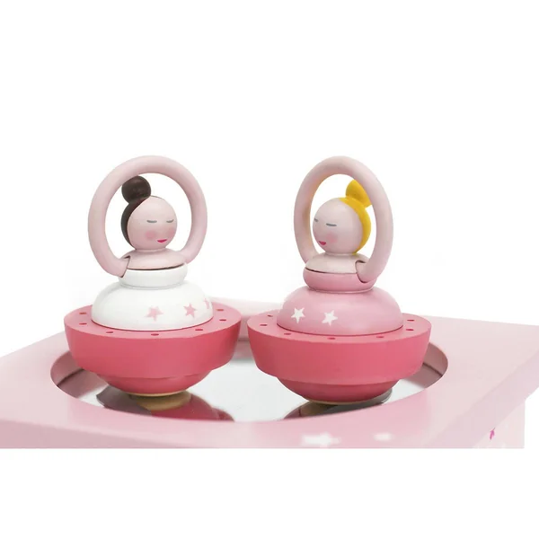 Boîte à musique ballerines rose