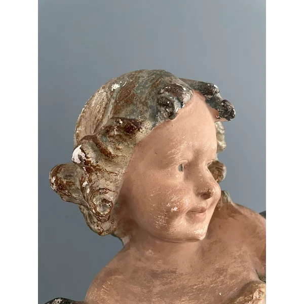 Buste de chérubin Art Nouveau 1900
