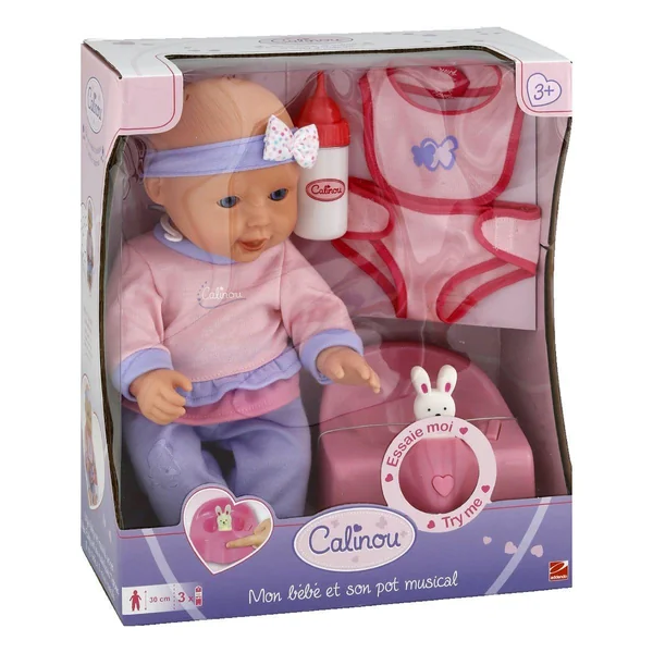 Bébé 30 cm et son pot musical et lumineux