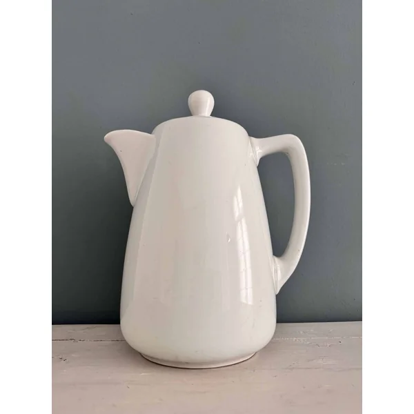 Cafetière Luftwaffe en porcelaine blanche