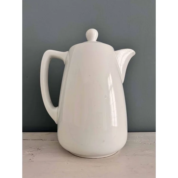 Cafetière Luftwaffe en porcelaine blanche