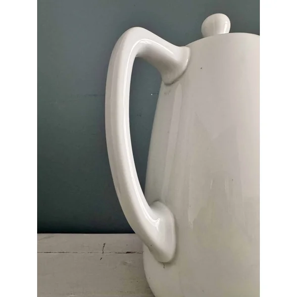 Cafetière Luftwaffe en porcelaine blanche