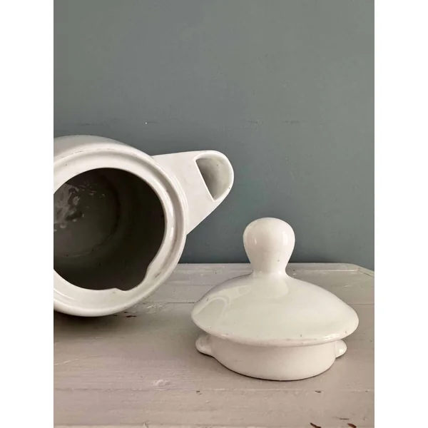Cafetière Luftwaffe en porcelaine blanche