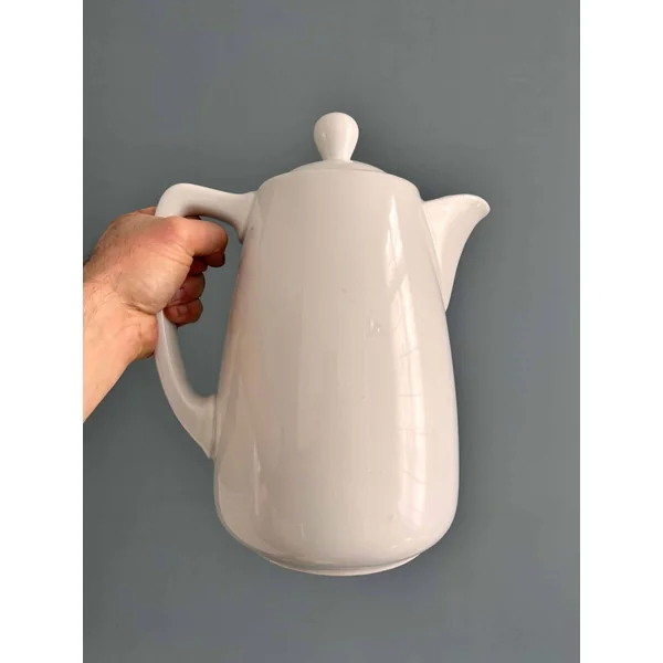 Cafetière Luftwaffe en porcelaine blanche