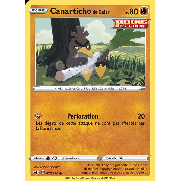 Canarticho de Galar 078/198