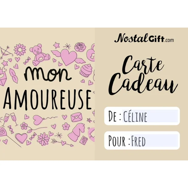 Carte cadeau Saint Valentin NostalGift.com - E-carte virtuelle