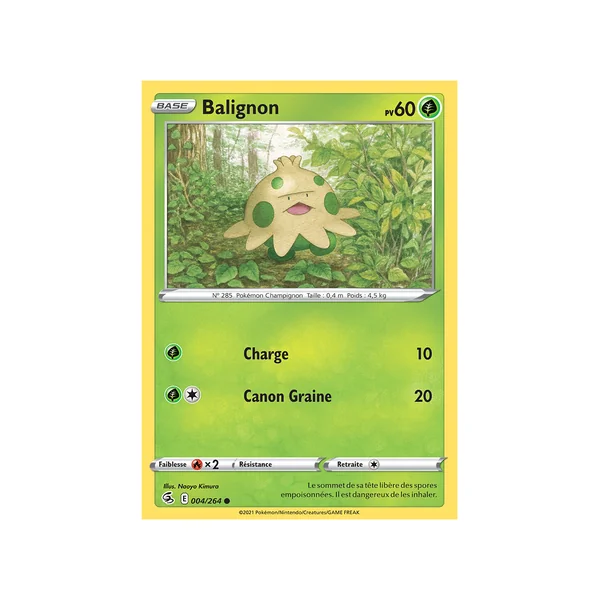 Carte Pokémon Balignon 004/264 Commune Poing de Fusion