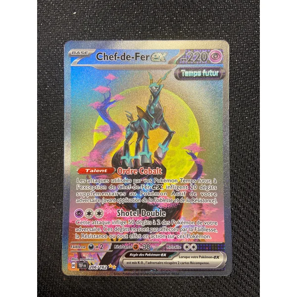 Carte pokémon Chef de fer Ex Alt 206/162 Force temporelle EV05