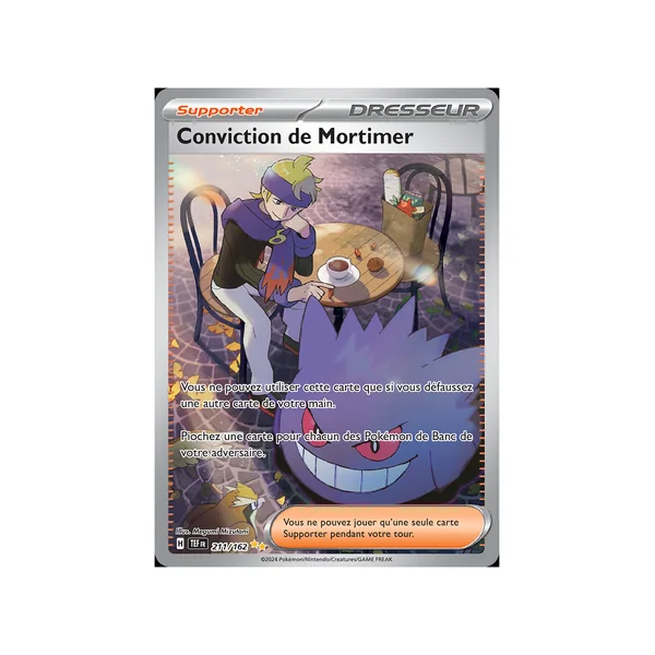 Carte Pokémon Conviction de Mortimer 211/162 Alternative Forces Temporelles