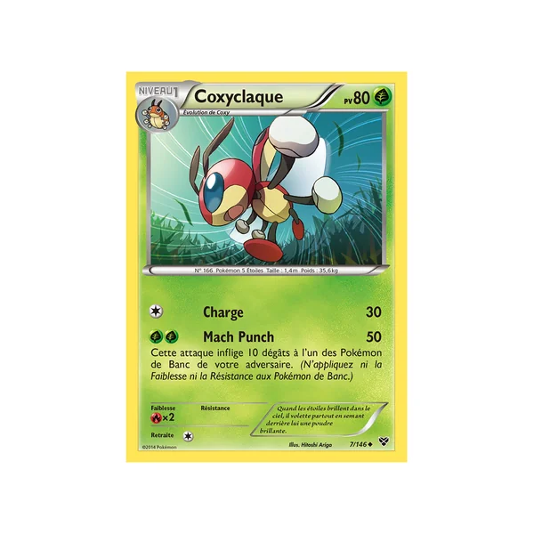 Carte Pokémon Coxyclaque 7/146 Peu commune XY (JCC)