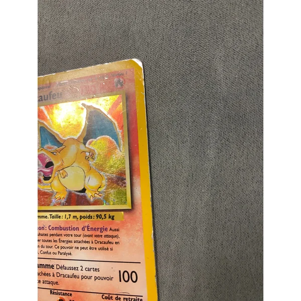 Carte pokémon Dracaufeu 4/102 set de base